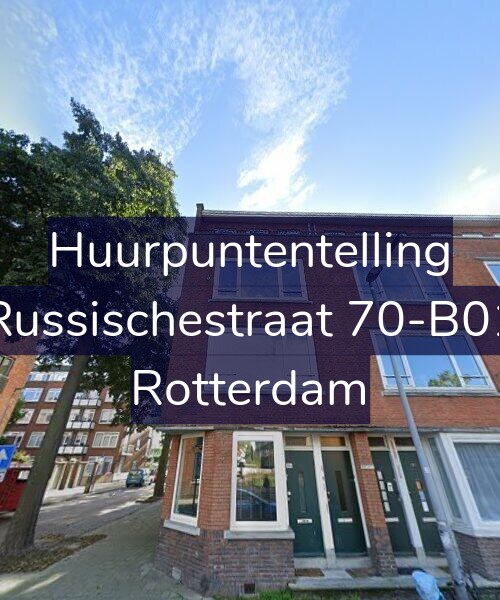 Foto gevel Huurpuntentelling voor Russischestraat 70-B01, Rotterdam