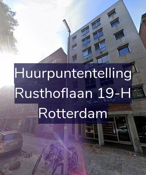 Foto gevel Huurpuntentelling voor Rusthoflaan 19-H, Rotterdam