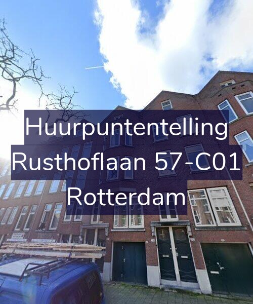 Foto gevel Huurpuntentelling voor Rusthoflaan 57-C01, Rotterdam