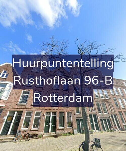 Foto gevel Huurpuntentelling voor Rusthoflaan 96-B, Rotterdam