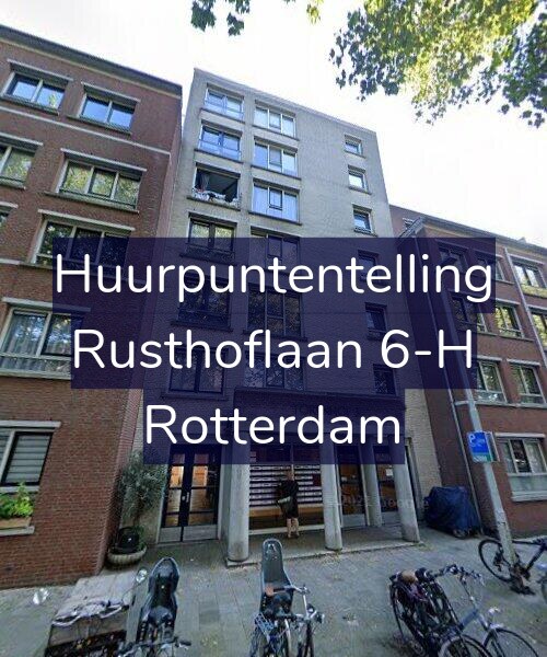 Foto gevel Huurpuntentelling voor Rusthoflaan 6-H, Rotterdam