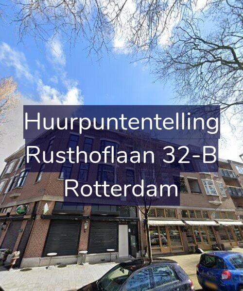 Foto gevel Huurpuntentelling voor Rusthoflaan 32-B, Rotterdam