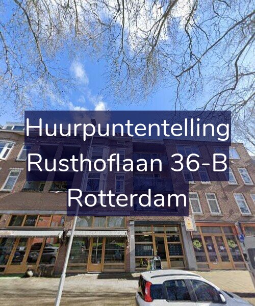 Foto gevel Huurpuntentelling voor Rusthoflaan 36-B, Rotterdam