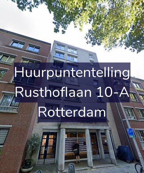 Foto gevel Huurpuntentelling voor Rusthoflaan 10-A, Rotterdam