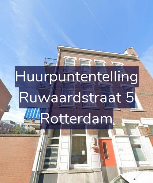 Foto gevel Huurpuntentelling voor Ruwaardstraat 5, Rotterdam