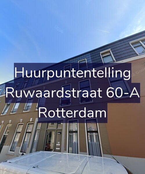 Foto gevel Huurpuntentelling voor Ruwaardstraat 60-A, Rotterdam