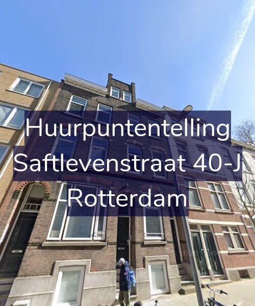 Foto gevel Huurpuntentelling voor Saftlevenstraat 40-J, Rotterdam