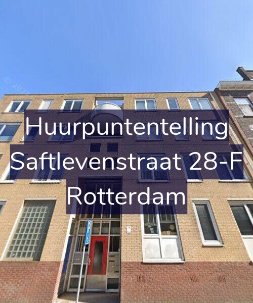Foto gevel Huurpuntentelling voor Saftlevenstraat 28-F, Rotterdam
