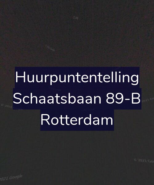 Foto gevel Huurpuntentelling voor Schaatsbaan 89-B, Rotterdam