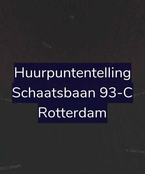 Foto gevel Huurpuntentelling voor Schaatsbaan 93-C, Rotterdam