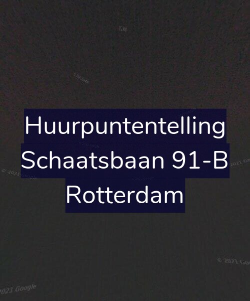 Foto gevel Huurpuntentelling voor Schaatsbaan 91-B, Rotterdam