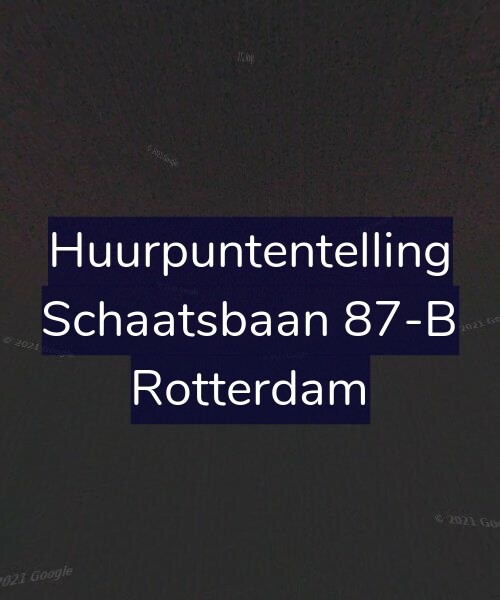 Foto gevel Huurpuntentelling voor Schaatsbaan 87-B, Rotterdam