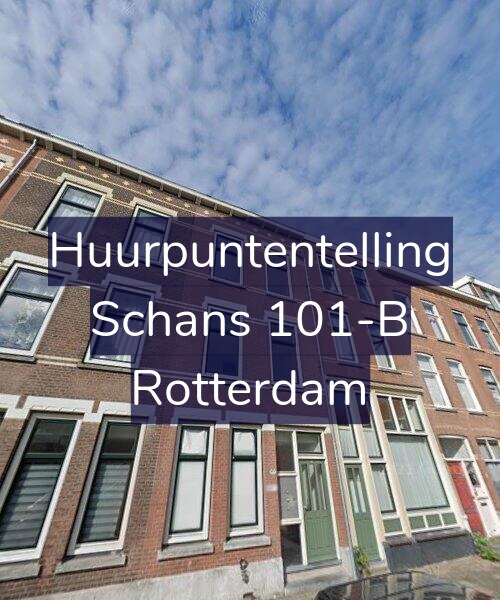 Foto gevel Huurpuntentelling voor Schans 101-B, Rotterdam