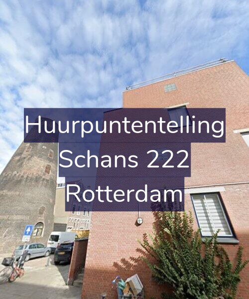 Foto gevel Huurpuntentelling voor Schans 222, Rotterdam