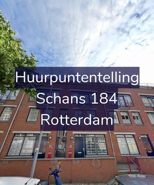 Foto gevel Huurpuntentelling voor Schans 184, Rotterdam