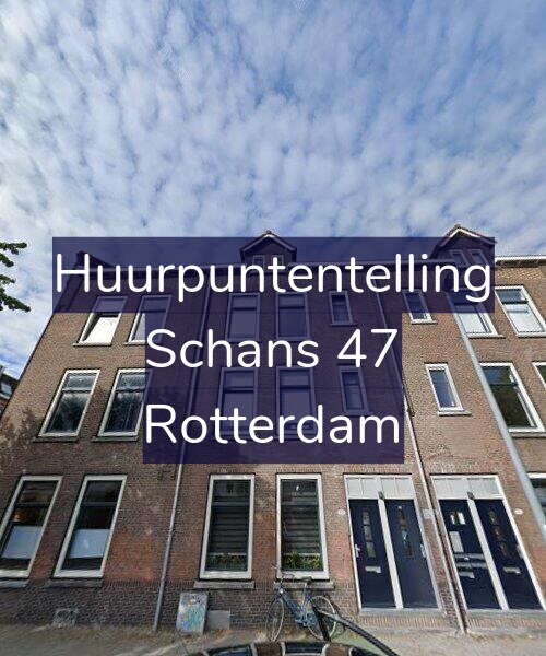 Foto gevel Huurpuntentelling voor Schans 47, Rotterdam