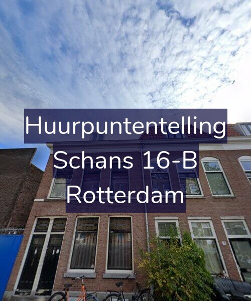 Foto gevel Huurpuntentelling voor Schans 16-B, Rotterdam