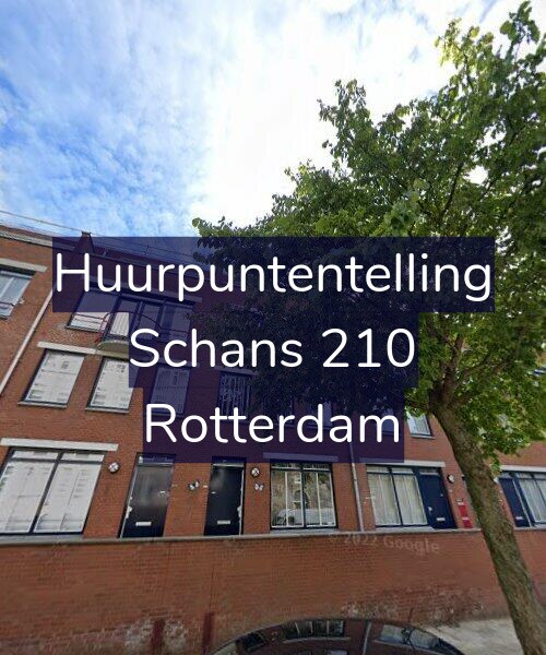 Foto gevel Huurpuntentelling voor Schans 210, Rotterdam