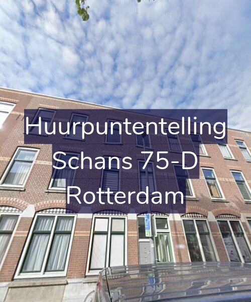 Foto gevel Huurpuntentelling voor Schans 75-D, Rotterdam