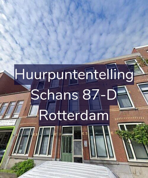 Foto gevel Huurpuntentelling voor Schans 87-D, Rotterdam