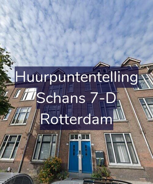 Foto gevel Huurpuntentelling voor Schans 7-D, Rotterdam