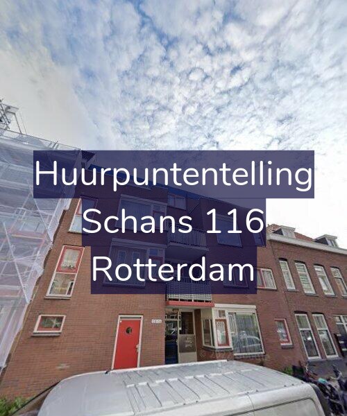 Foto gevel Huurpuntentelling voor Schans 116, Rotterdam