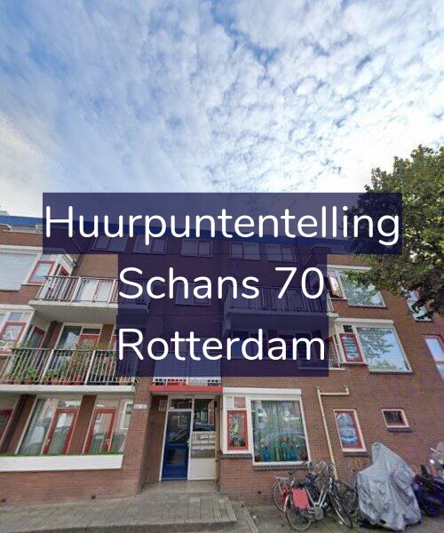 Foto gevel Huurpuntentelling voor Schans 70, Rotterdam