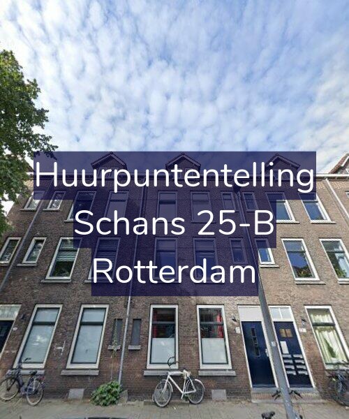 Foto gevel Huurpuntentelling voor Schans 25-B, Rotterdam
