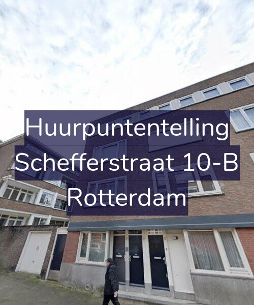 Foto gevel Huurpuntentelling voor Schefferstraat 10-B, Rotterdam