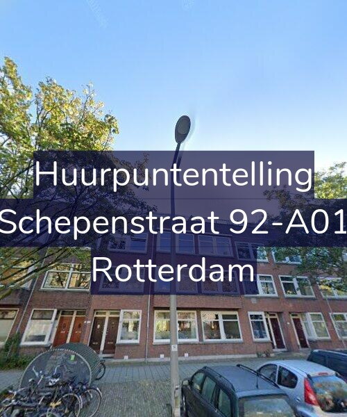 Foto gevel Huurpuntentelling voor Schepenstraat 92-A01, Rotterdam
