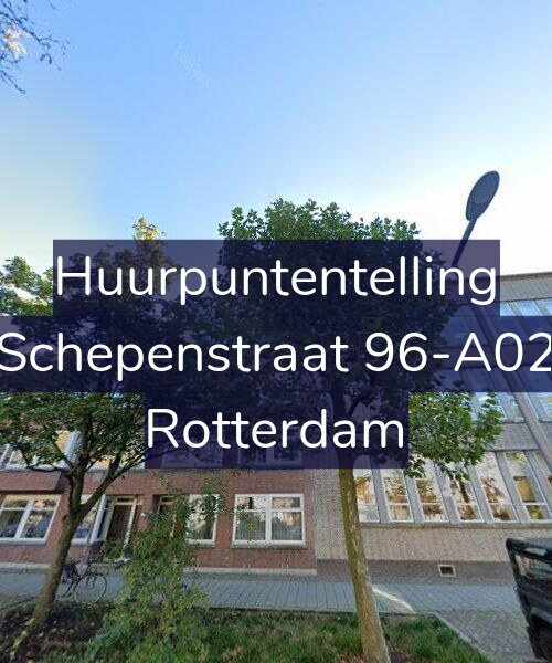 Foto gevel Huurpuntentelling voor Schepenstraat 96-A02, Rotterdam
