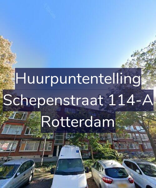 Foto gevel Huurpuntentelling voor Schepenstraat 114-A, Rotterdam