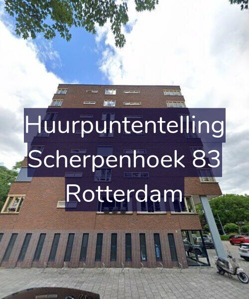 Foto gevel Huurpuntentelling voor Scherpenhoek 83, Rotterdam