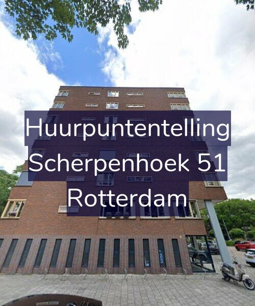 Foto gevel Huurpuntentelling voor Scherpenhoek 51, Rotterdam