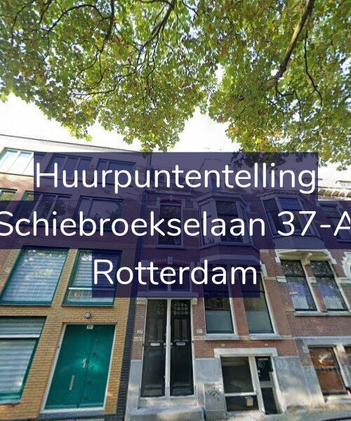 Foto gevel Huurpuntentelling voor Schiebroekselaan 37-A, Rotterdam