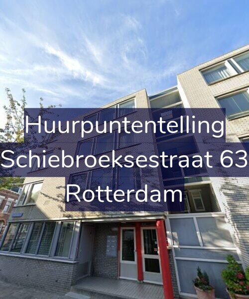 Foto gevel Huurpuntentelling voor Schiebroeksestraat 63, Rotterdam