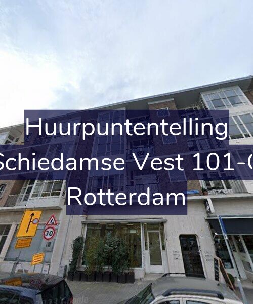 Foto gevel Huurpuntentelling voor Schiedamse Vest 101-C, Rotterdam