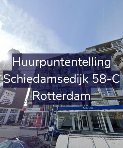 Foto gevel Huurpuntentelling voor Schiedamsedijk 58-C, Rotterdam