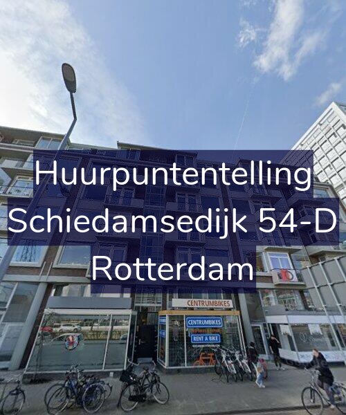 Foto gevel Huurpuntentelling voor Schiedamsedijk 54-D, Rotterdam