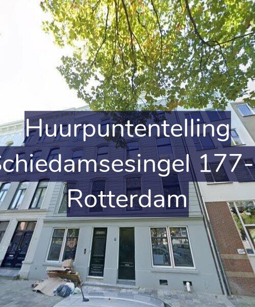 Foto gevel Huurpuntentelling voor Schiedamsesingel 177-F, Rotterdam