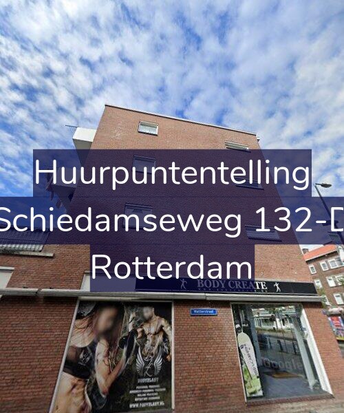 Foto gevel Huurpuntentelling voor Schiedamseweg 132-D, Rotterdam