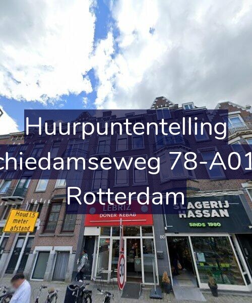 Foto gevel Huurpuntentelling voor Schiedamseweg 78-A01A, Rotterdam