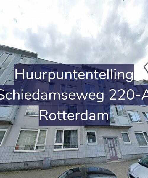 Foto gevel Huurpuntentelling voor Schiedamseweg 220-A, Rotterdam