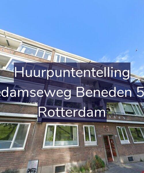 Foto gevel Huurpuntentelling voor Schiedamseweg Beneden 543-B, Rotterdam