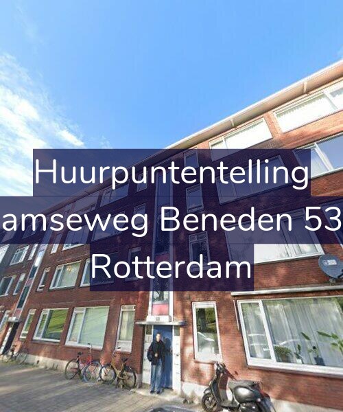 Foto gevel Huurpuntentelling voor Schiedamseweg Beneden 533-BGL, Rotterdam