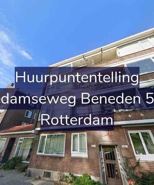 Foto gevel Huurpuntentelling voor Schiedamseweg Beneden 551-A, Rotterdam