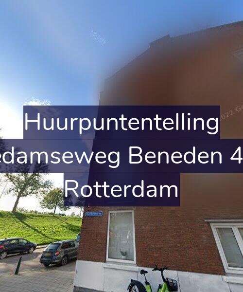 Foto gevel Huurpuntentelling voor Schiedamseweg Beneden 475-C, Rotterdam