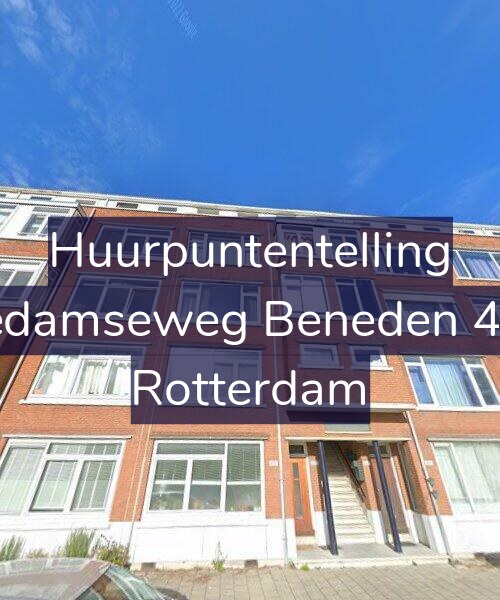 Foto gevel Huurpuntentelling voor Schiedamseweg Beneden 497-B, Rotterdam