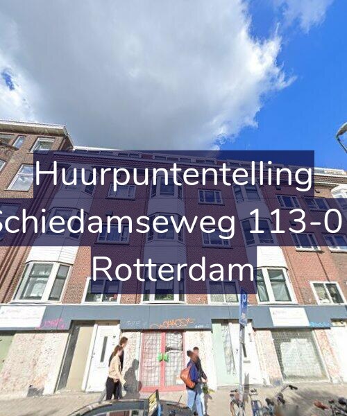 Foto gevel Huurpuntentelling voor Schiedamseweg 113-01, Rotterdam