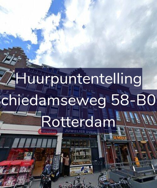 Foto gevel Huurpuntentelling voor Schiedamseweg 58-B01, Rotterdam